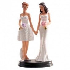 Lesbian Couple Wedding Ornament